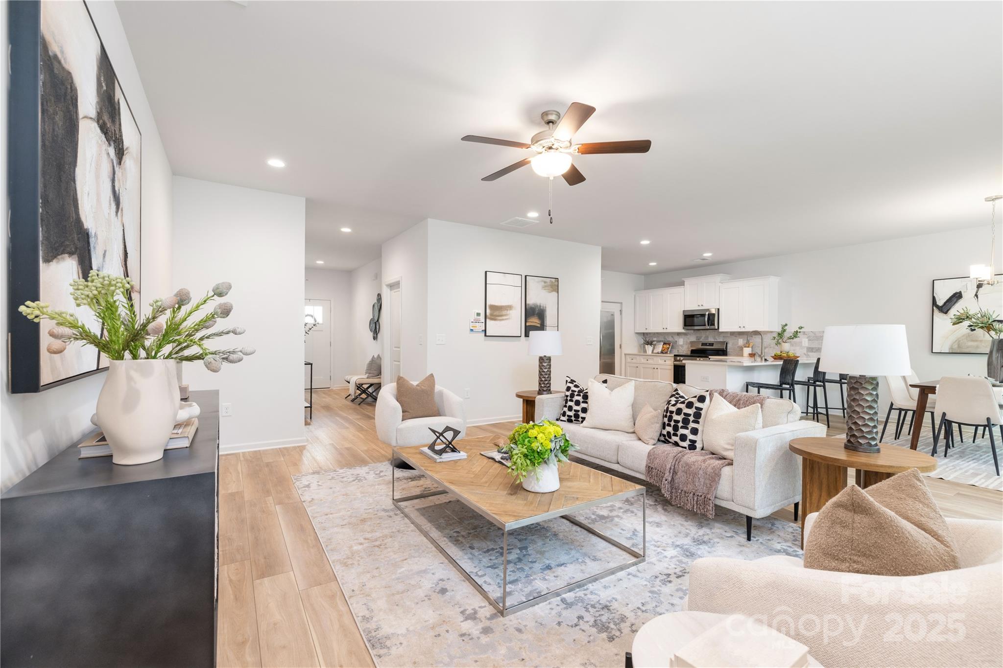 1418 Summerville Road Charlotte, NC 28214 - Photo 14 of 30 a living room with furniture flowerpot and a chandelier