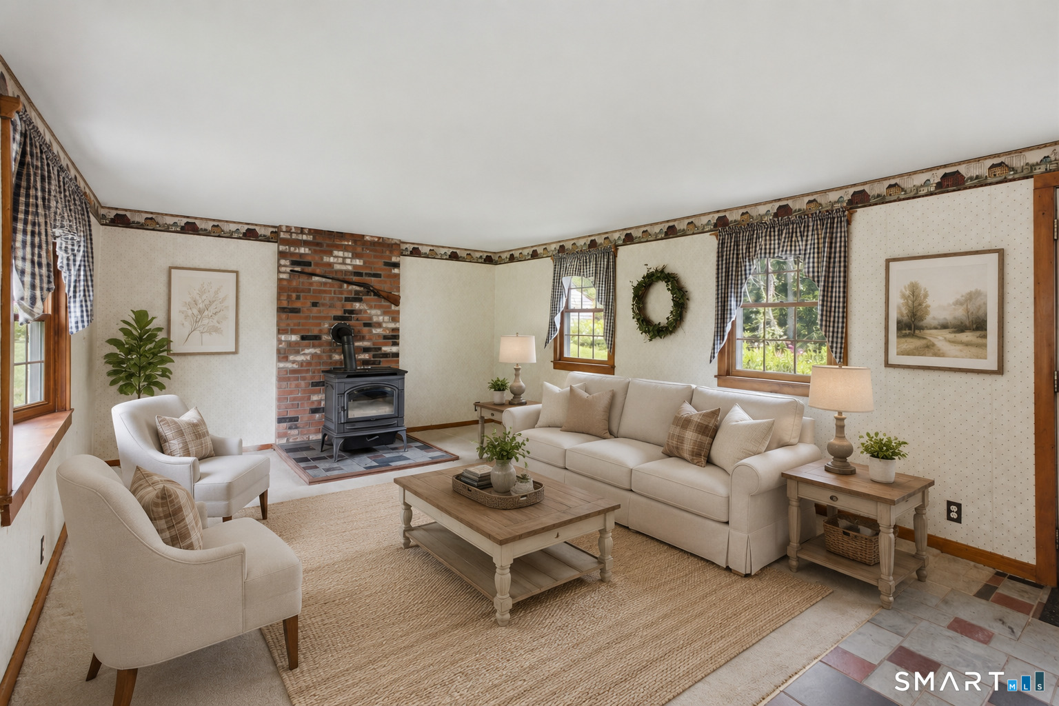 55 Gavitt Road Barkhamsted, CT 06063 - Photo 22 of 40 Family room (virtually staged)