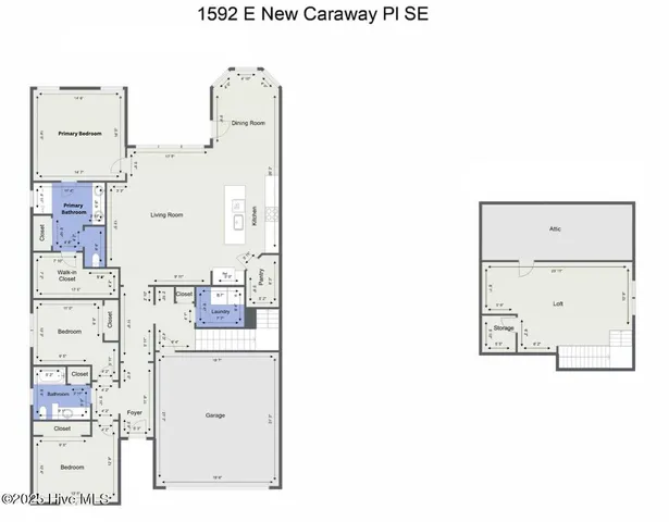 $363,700 | 1592 East New Carraway Place Southeast, Bolivia, NC 28422
