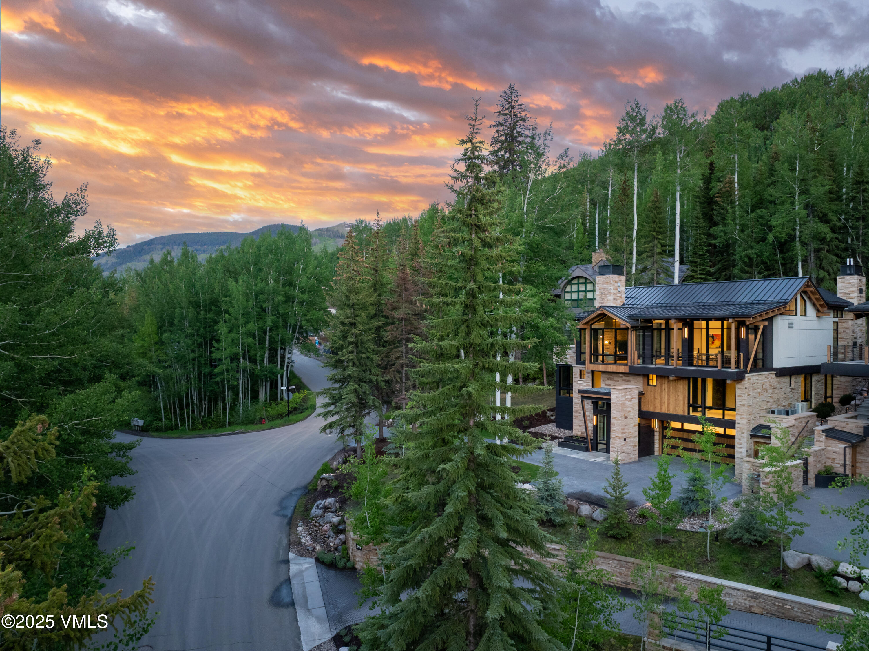 366 West Forest Road Vail, CO 81657 - Photo 14 of 82 2506_366_forest_summer_aerial_d