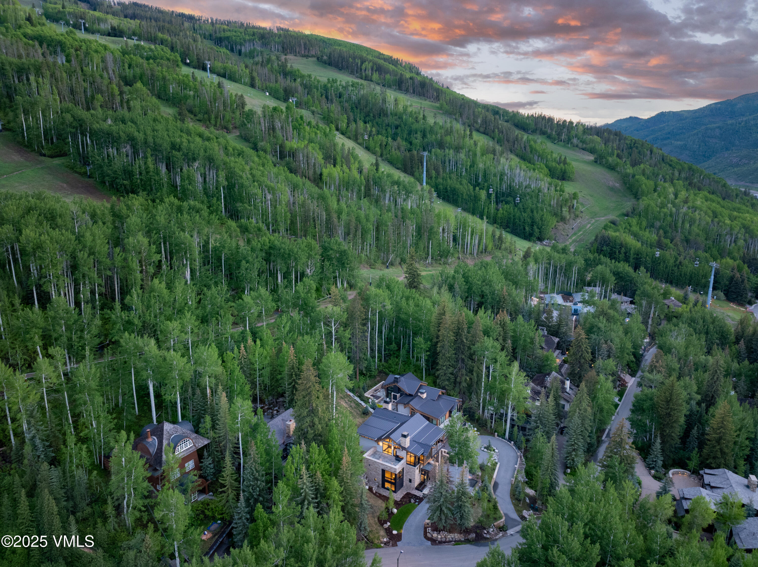 366 West Forest Road Vail, CO 81657 - Photo 15 of 82 2506_366_forest_summer_aerial_g