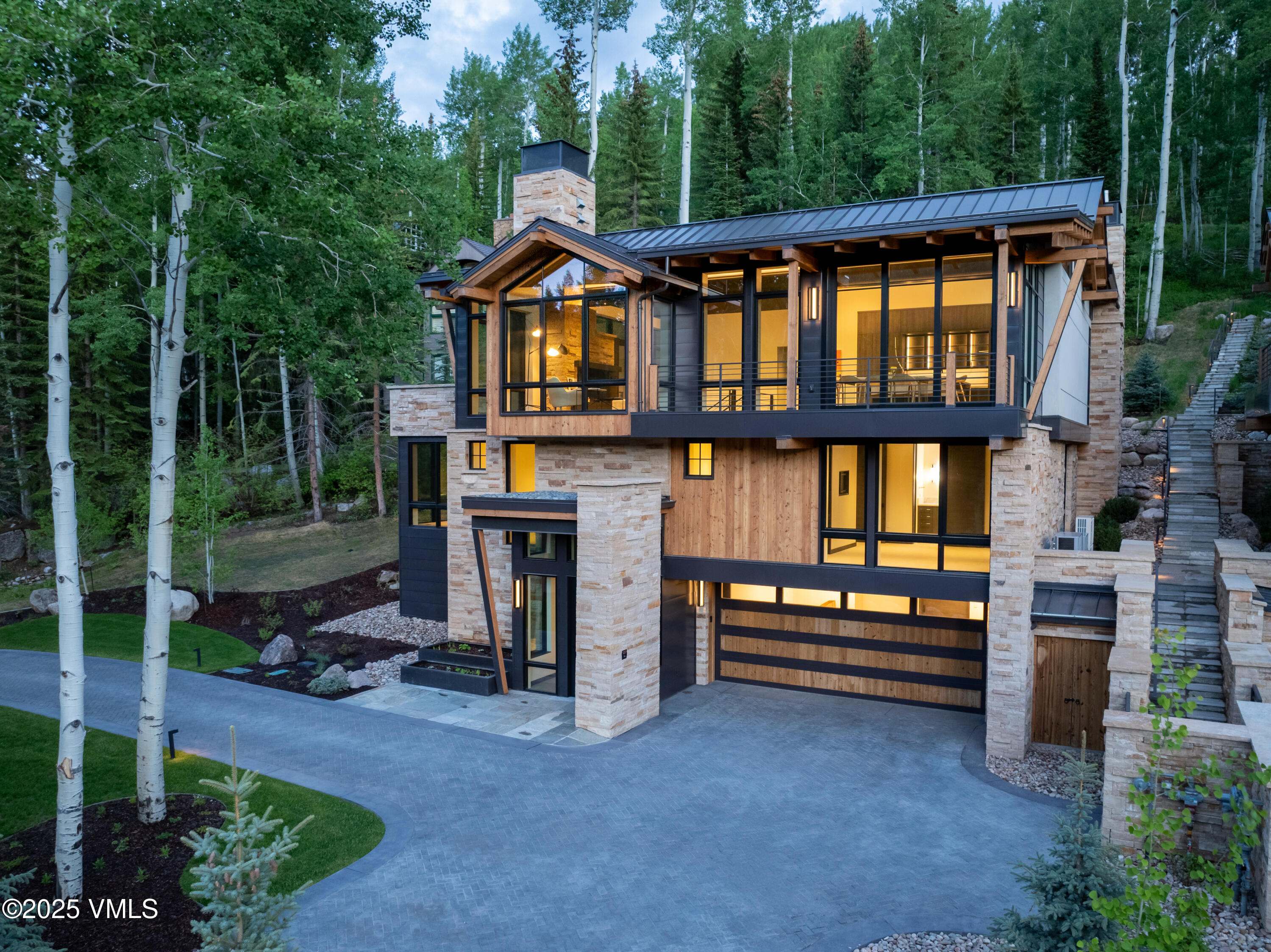 366 West Forest Road Vail, CO 81657 - Photo 16 of 82 2506_366_forest_summer_aerial_c