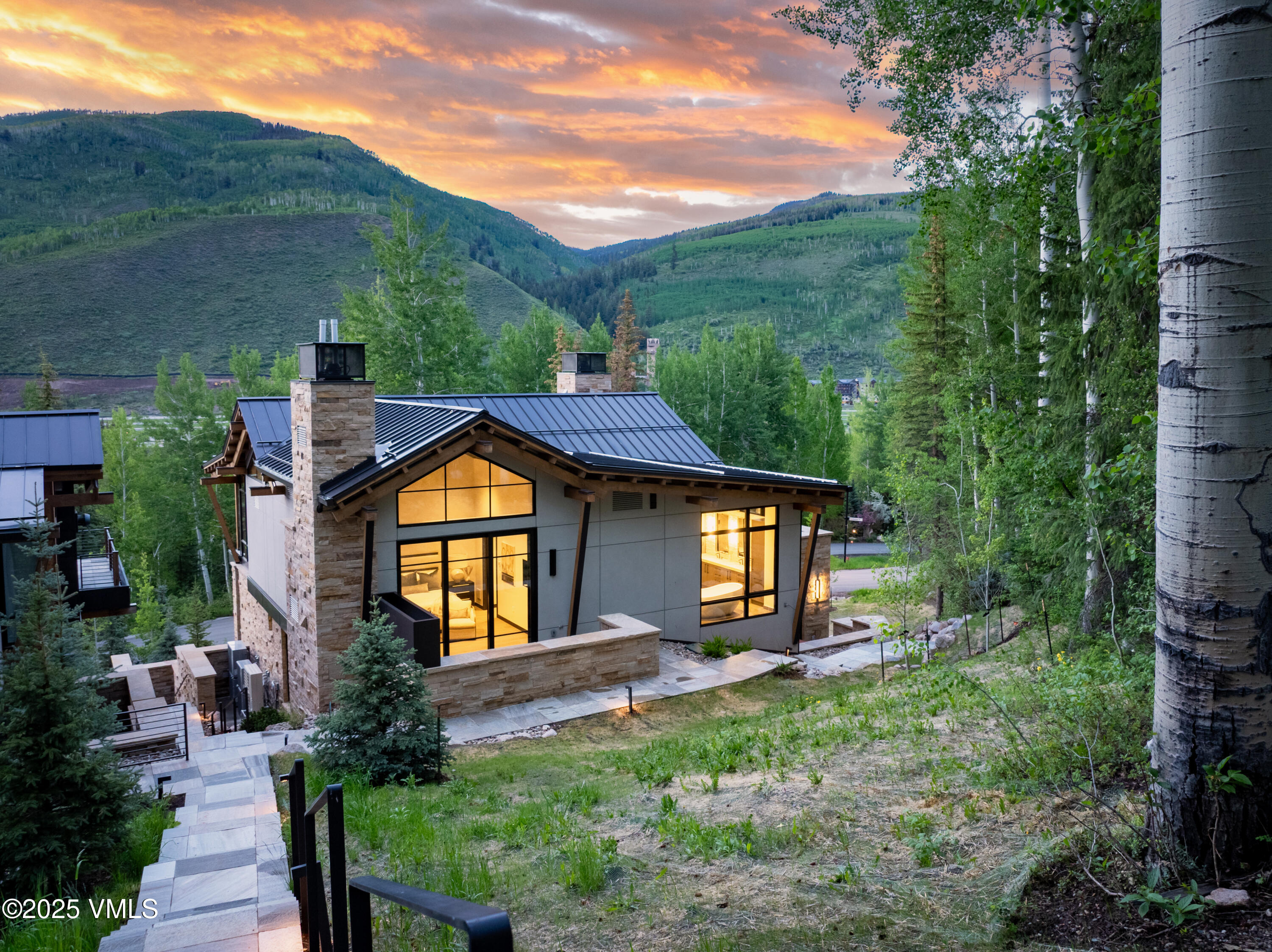 366 West Forest Road Vail, CO 81657 - Photo 71 of 82 2506_366_forest_summer_aerial_e