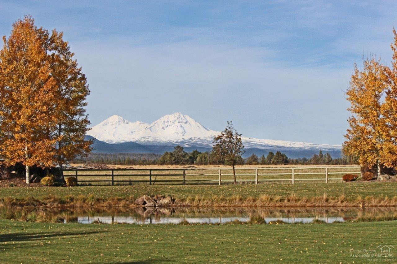 Awe inspiring view overlooking pond and