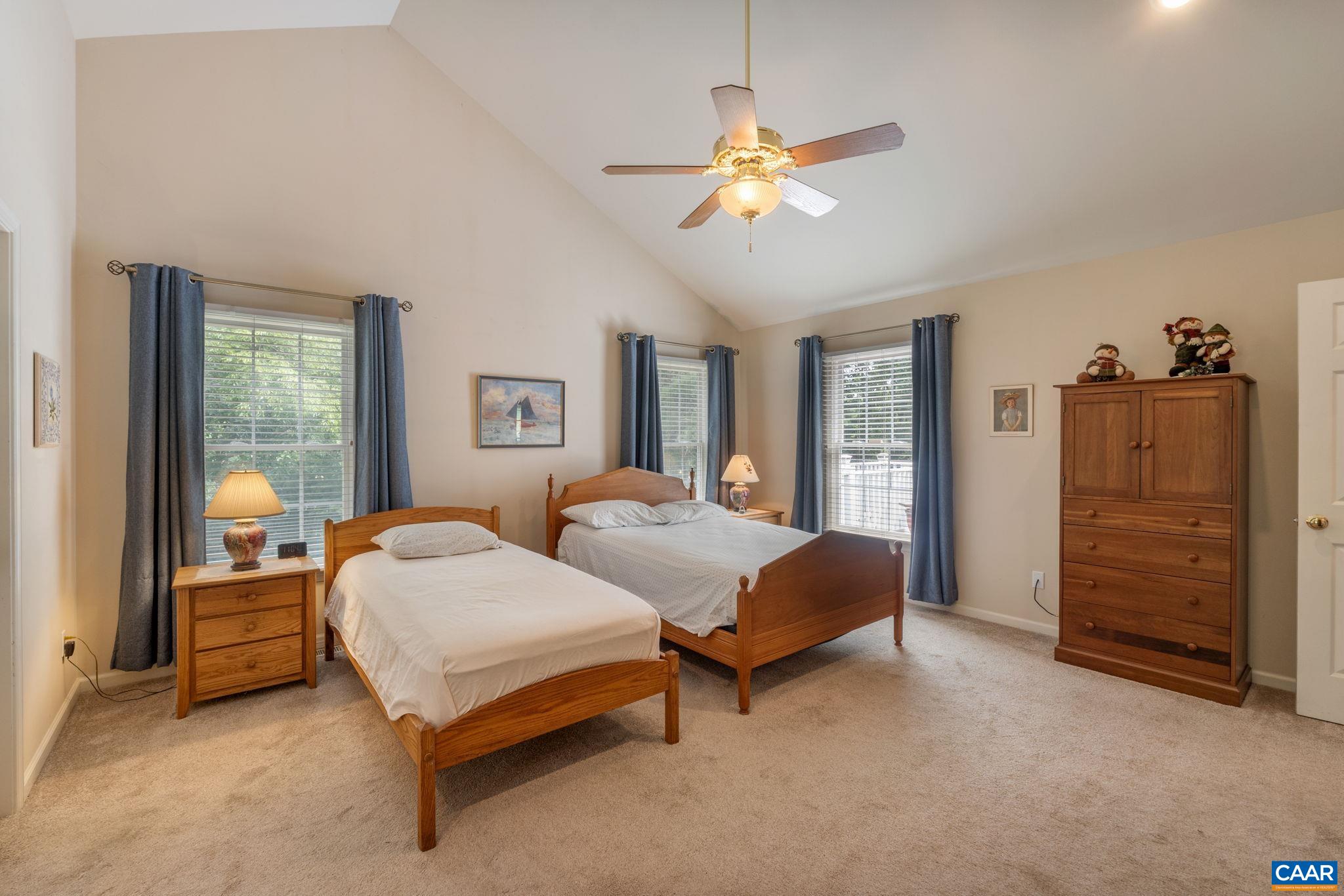 1900 Fray Road Advance Mills, VA 22968 - Photo 35 of 59 a bedroom with two beds and painted walls