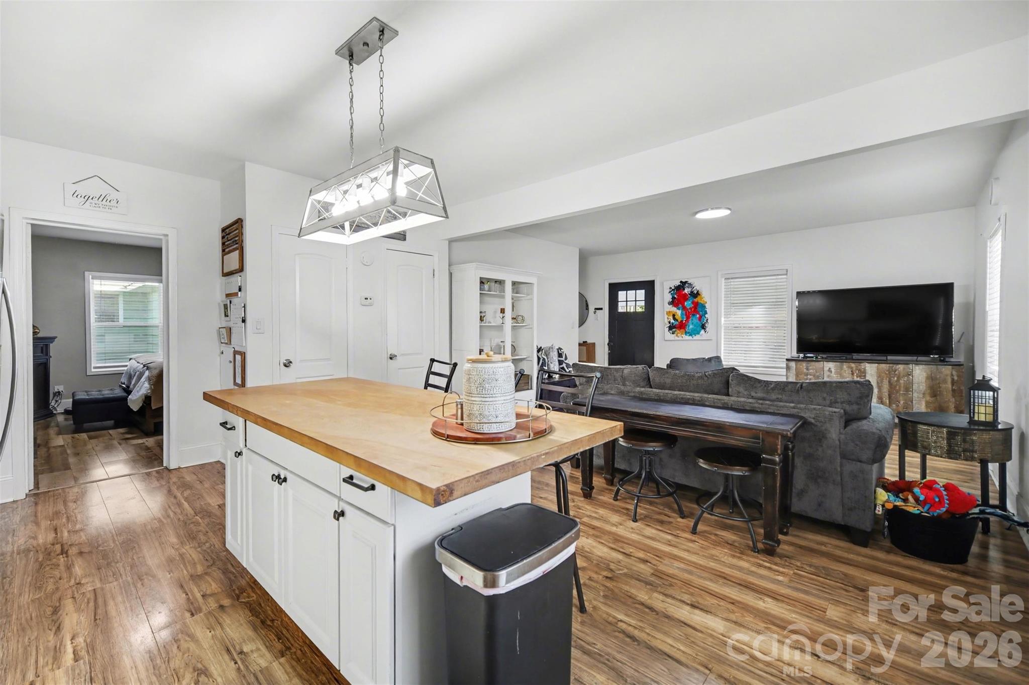 918 8th Street Lancaster, SC 29720 - Photo 18 of 32 a view of a dining room with furniture and wooden floor