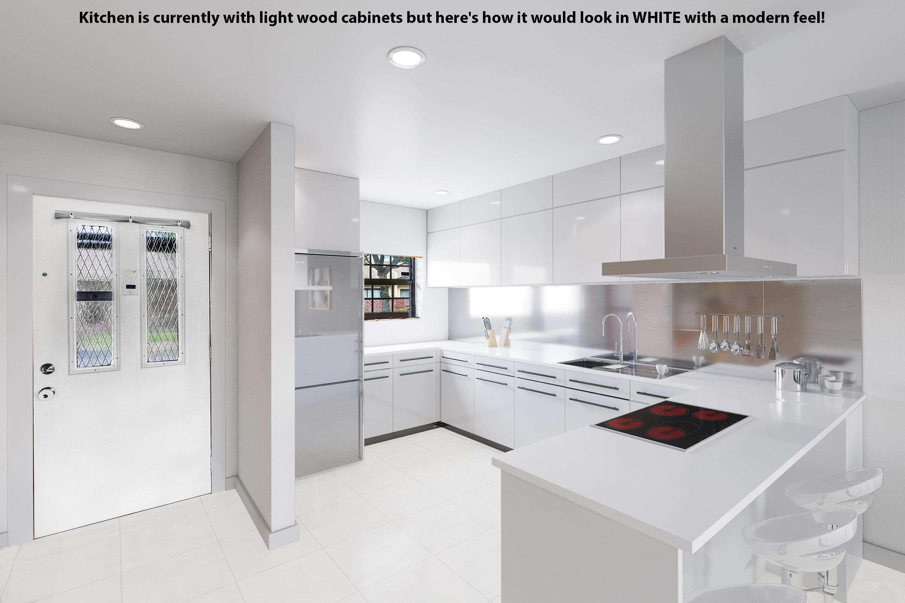 669 Banks Road Margate, FL 33063 - Photo 6 of 32 Virtual Staging-Kitchen