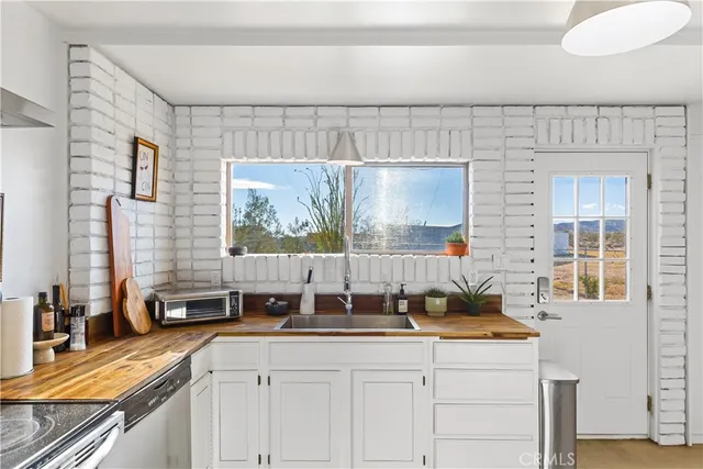 a living room with a couch and a table