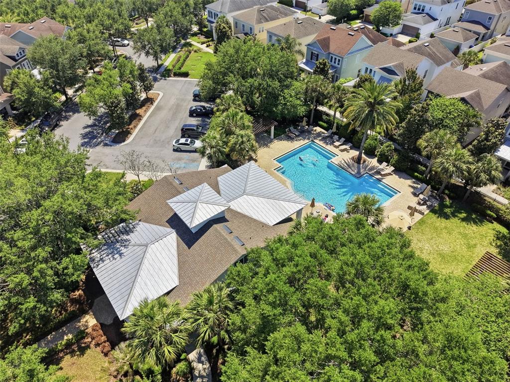11486 Misty Oak Alley Windermere, FL 34786 - Photo 46 of 47 an aerial view of residential house with outdoor space and trees all around