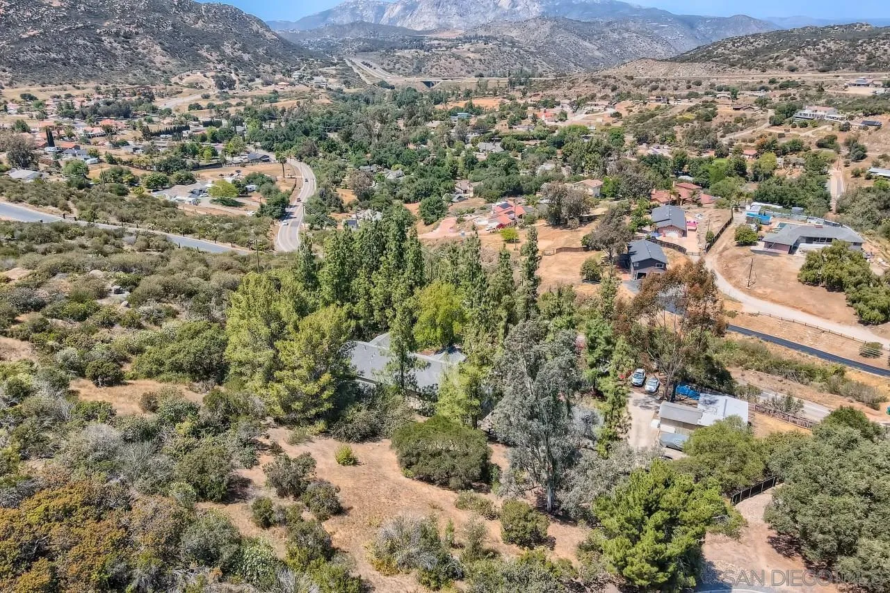 625 South Grade Road Alpine, CA 91901 - Photo 36 of 42 an aerial view of residential houses with outdoor space and trees