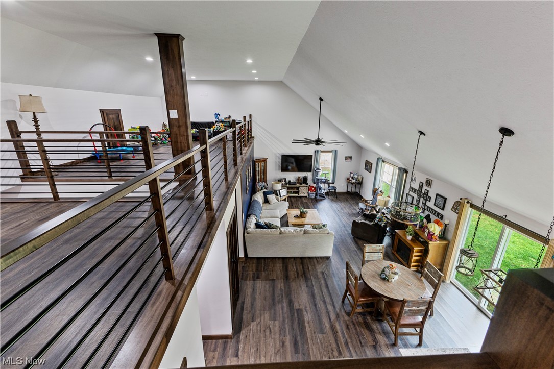 45588 County Road Cadiz, OH 43907 - Photo 23 of 35 Open concept living view from the loft.