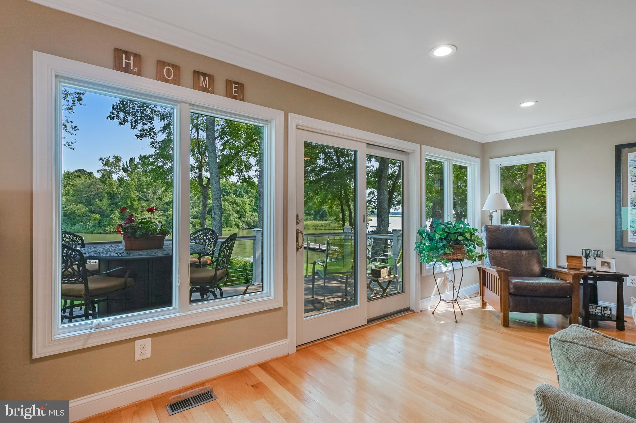 3617 Branhum Road Edgewater, MD 21037 - Photo 18 of 55 Easy access to the deck for your waterfront meal