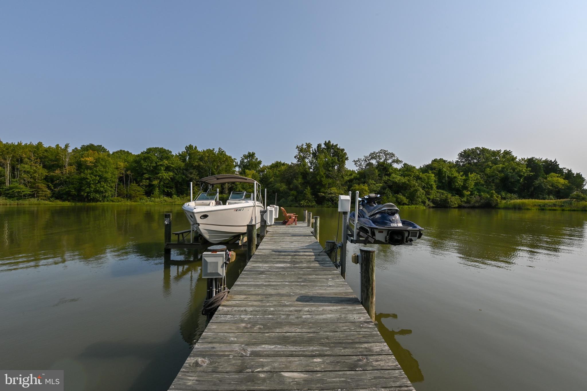 3617 Branhum Road Edgewater, MD 21037 - Photo 4 of 55 Boat & jet ski lifts. Electric & water at pier