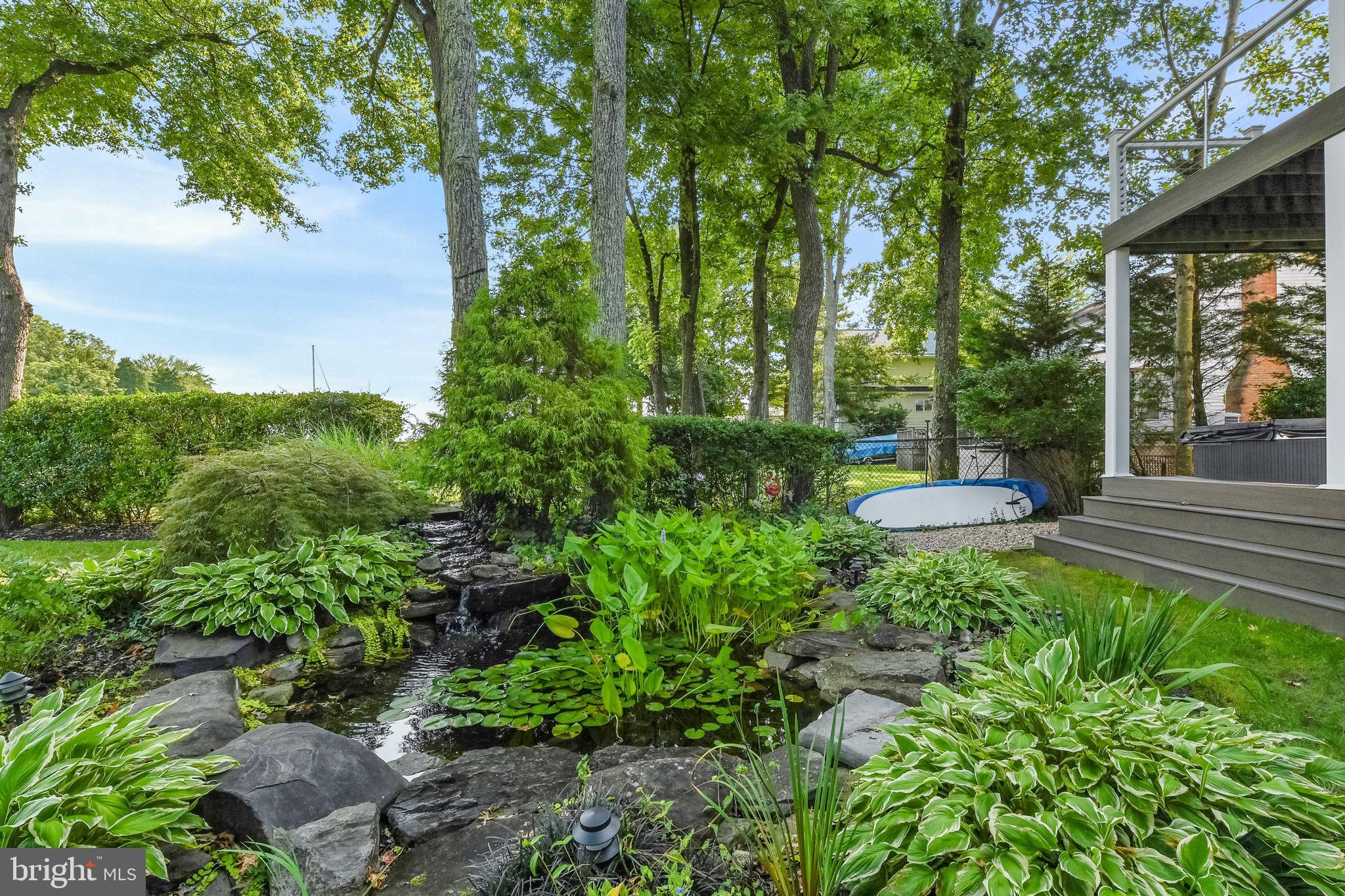 3617 Branhum Road Edgewater, MD 21037 - Photo 53 of 55 Bonus fish pond with waterfall