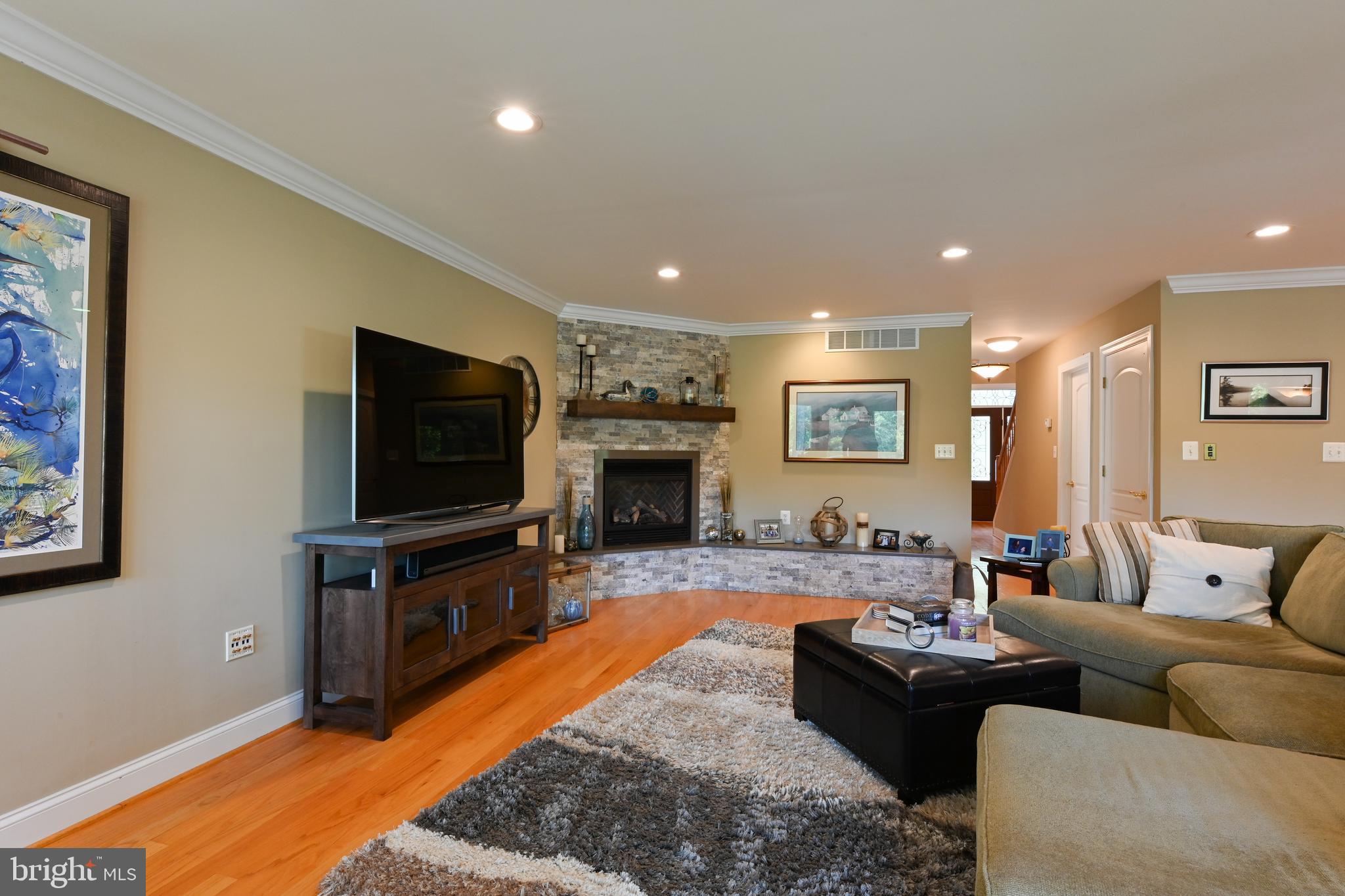 3617 Branhum Road Edgewater, MD 21037 - Photo 8 of 55 A stone gas FP to keep you warm in cozy family rm