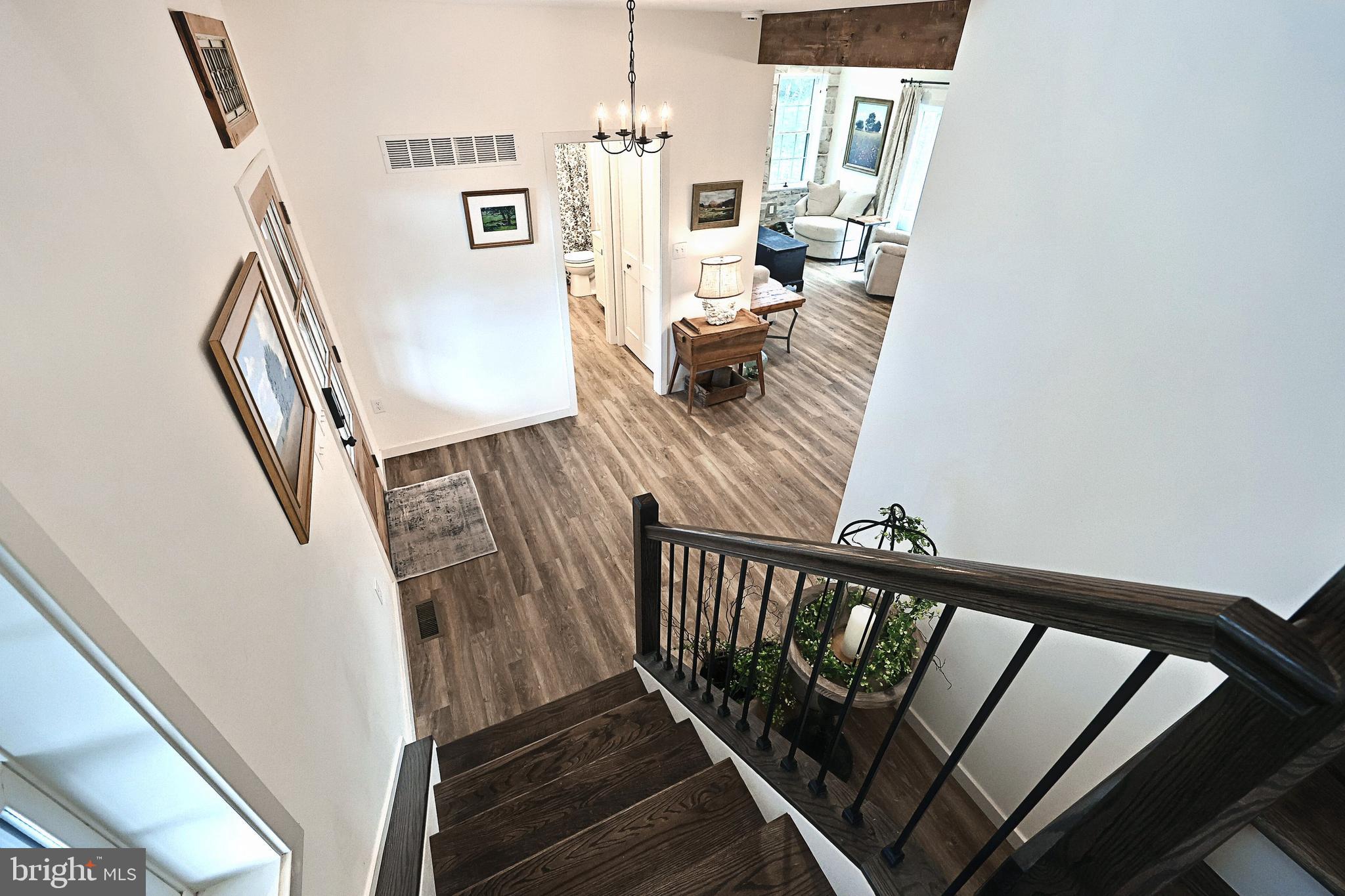 4575 Lewisberry Road York, PA 17404 - Photo 18 of 56 a view of a hallway with wooden floor and entryway