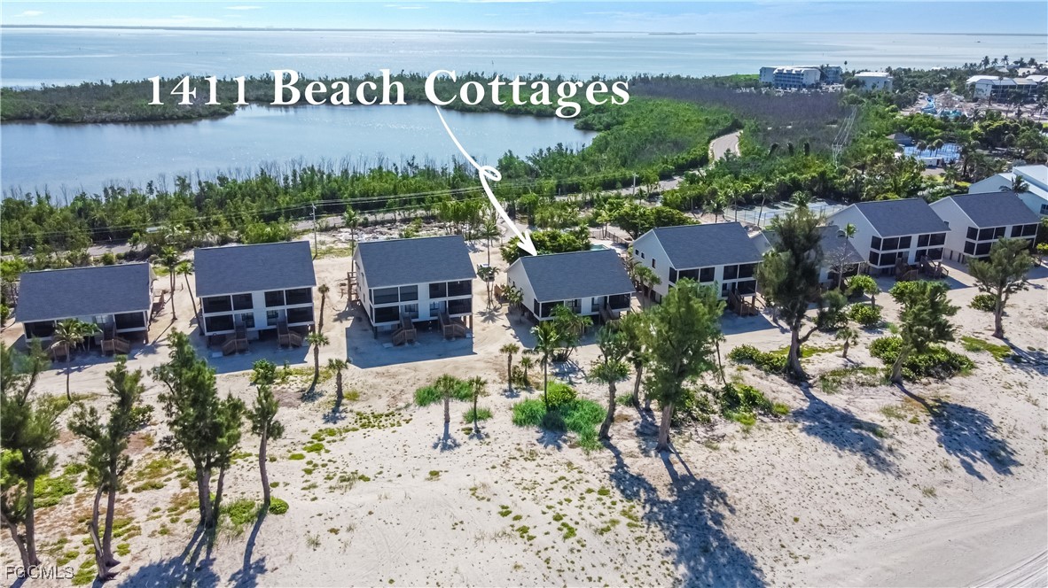 1411 Beach Cottages, Unit 1411 Captiva, FL 33924 - Photo 37 of 40 an aerial view of a house with lake view