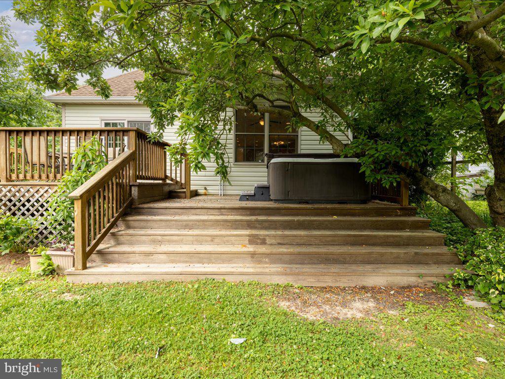 6153 Tolchester Road Rock Hall, MD 21661 - Photo 45 of 60 Wide Deck Stairs