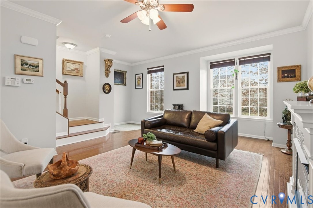 4836 Skyline Ridge Drive Midlothian, VA 23112 - Photo 16 of 44 a living room with furniture and a large window