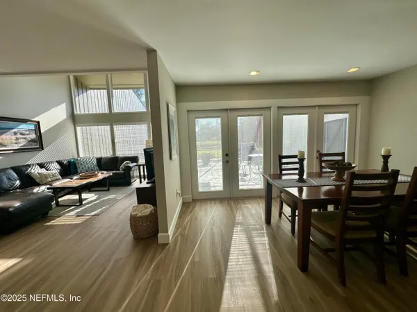 a view of a room with washer and dryer