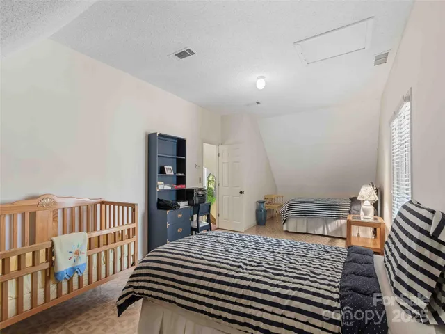 a view of hallway with washer and dryer