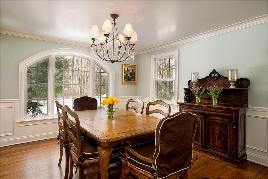 82 Parish Road New Canaan, CT 06840 - Photo 5 of 22 a view of a dining room with furniture window and wooden floor