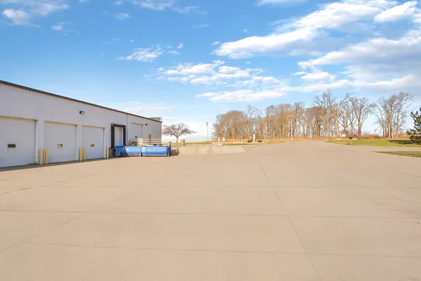 a view of road and building