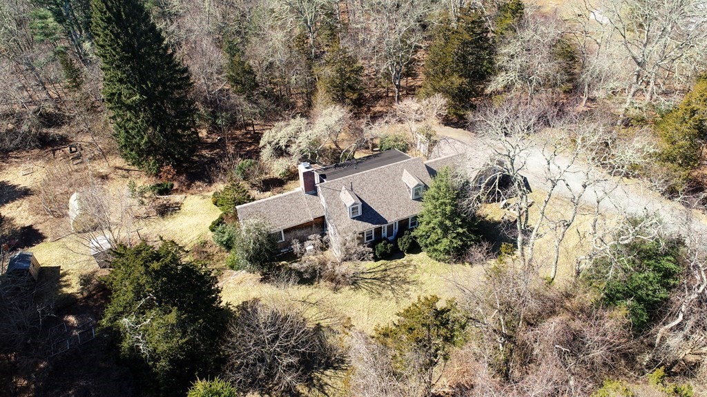1489 Main Road Westport, MA 02790 - Photo 1 of 24 an aerial view of residential house and covered with trees