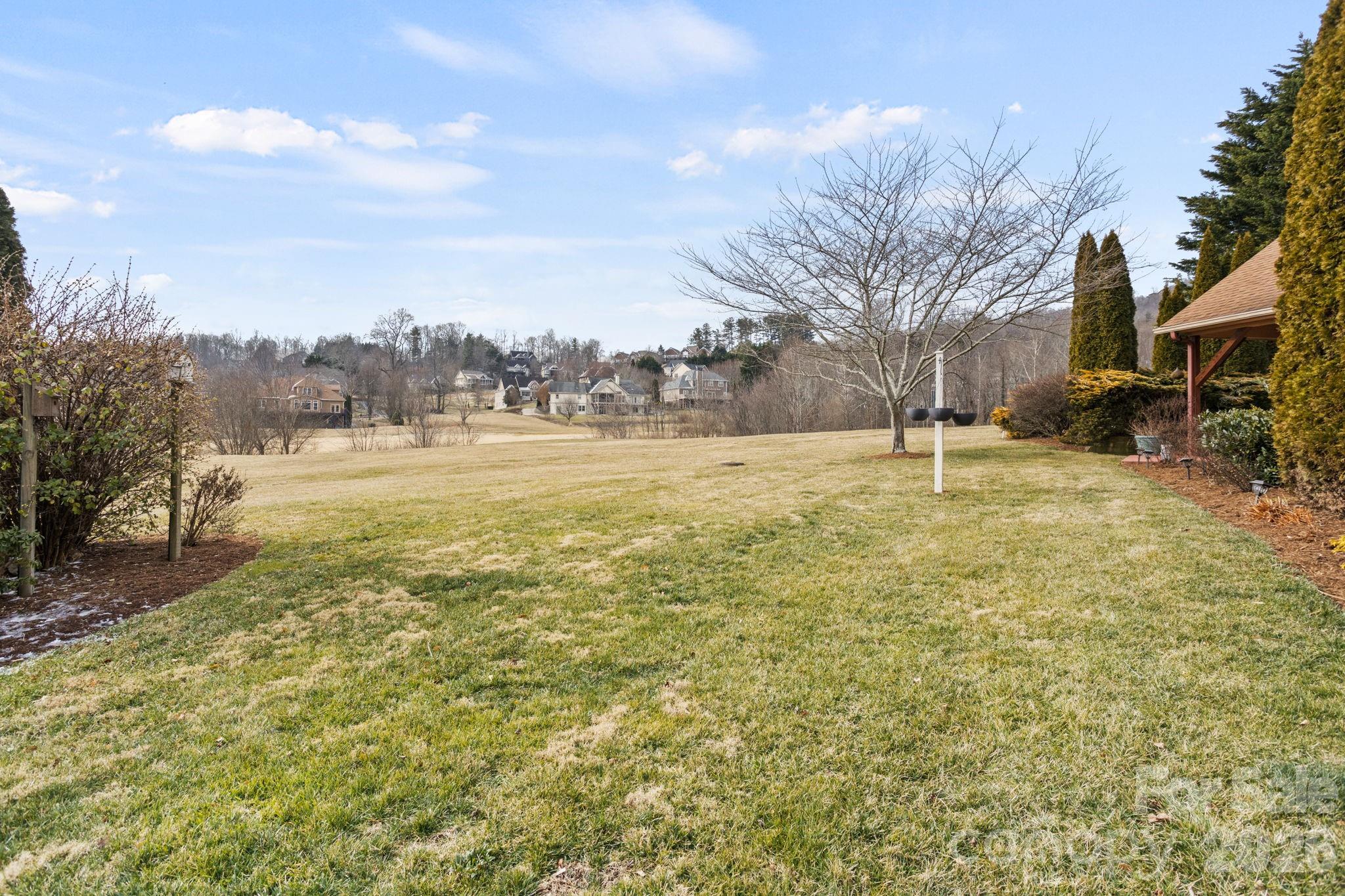 628 Vista Falls Road Mills River, NC 28759 - Photo 36 of 37 a view of a yard with a house