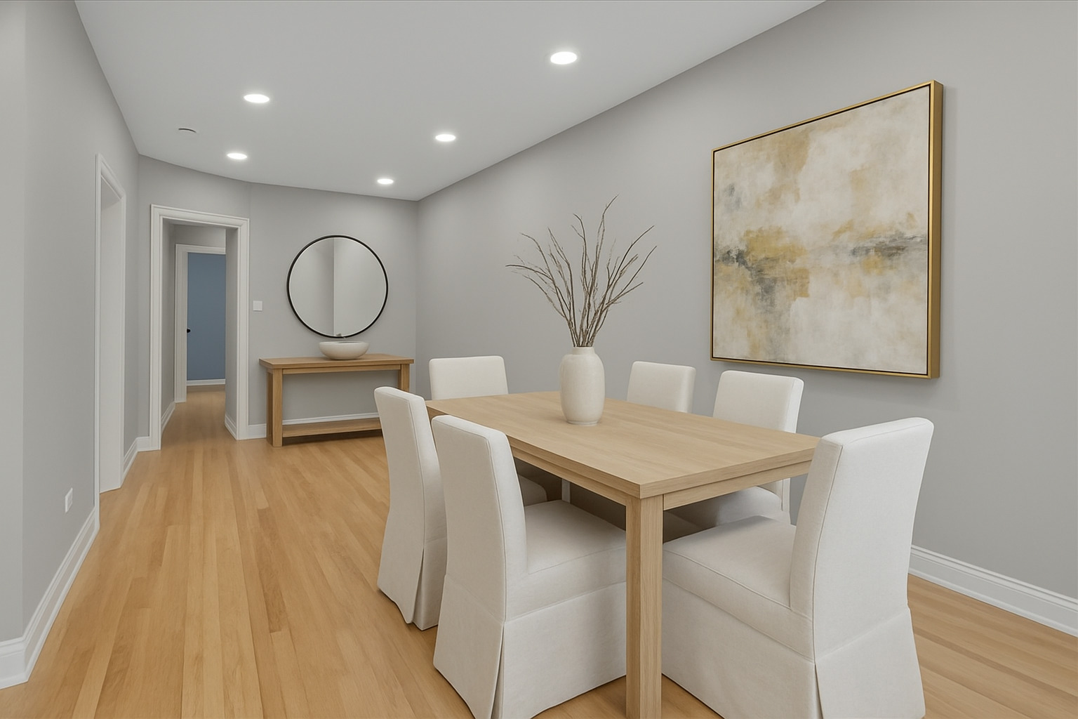 2159 North Parkside Avenue Chicago, IL 60639 - Photo 7 of 27 a living room with furniture and wooden floor