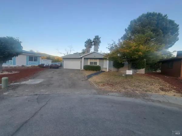 a backyard of a house