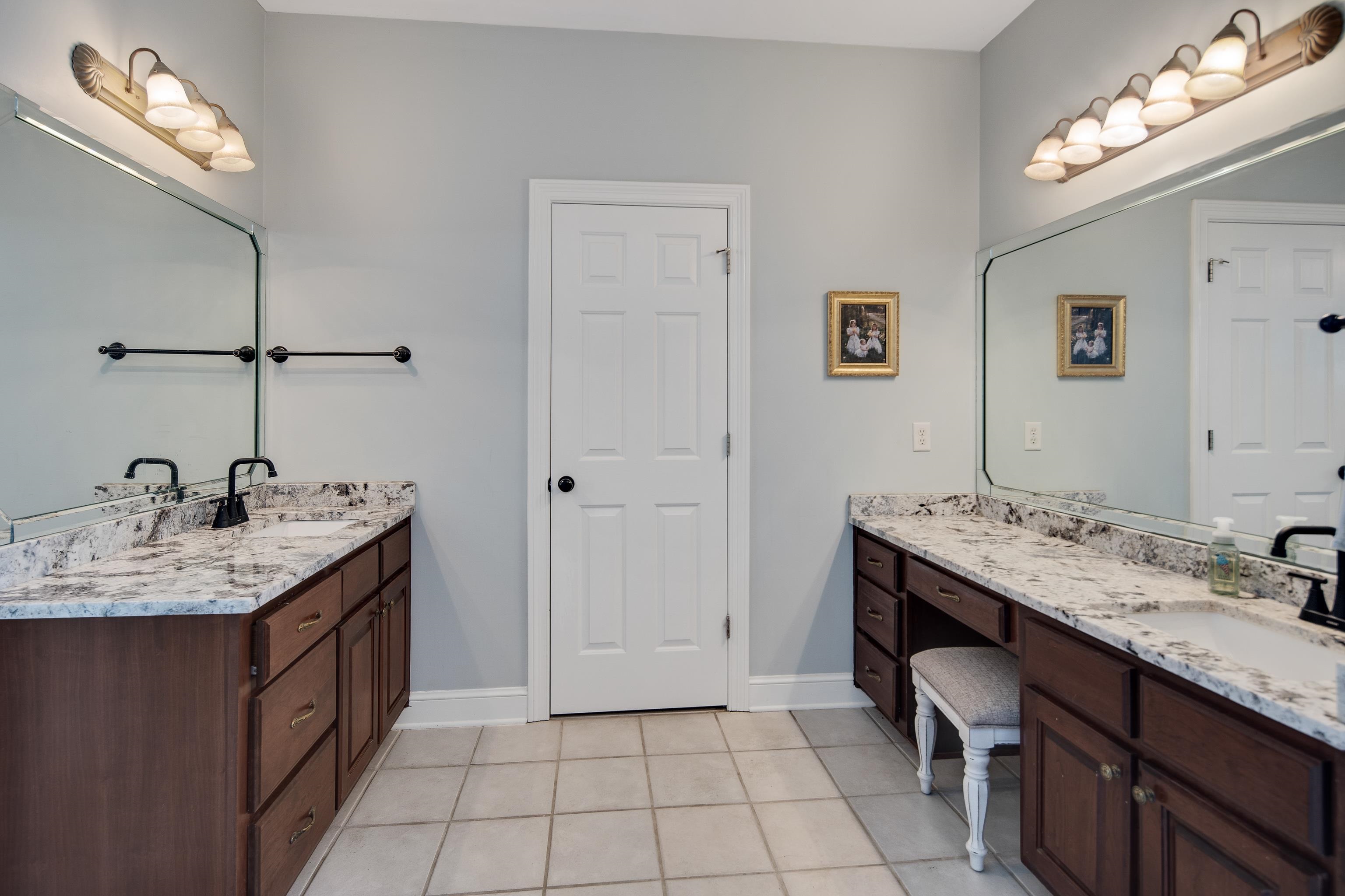 1323 Colbert Cove Collierville, TN 38017 - Photo 24 of 40 Bathroom with vanity and tile patterned floors