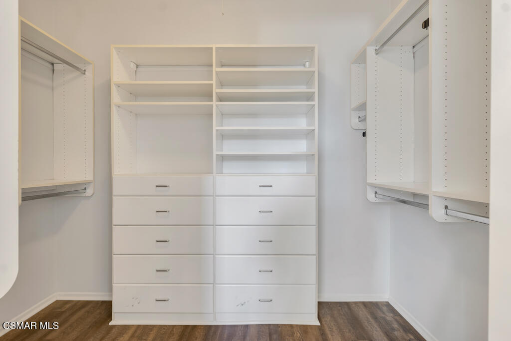 3842 Timberridge Road Moorpark, CA 93021 - Photo 33 of 75 a view of walk in closet with empty racks