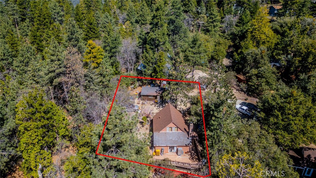 52647 Pine Cove Road Idyllwild, CA 92549 - Photo 31 of 35 an aerial view of house with yard