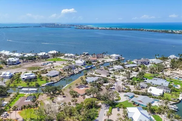 a view of a city and ocean view