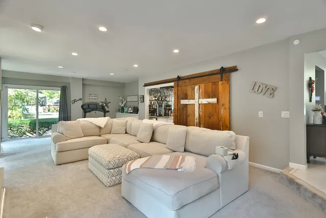 a kitchen with sink and window