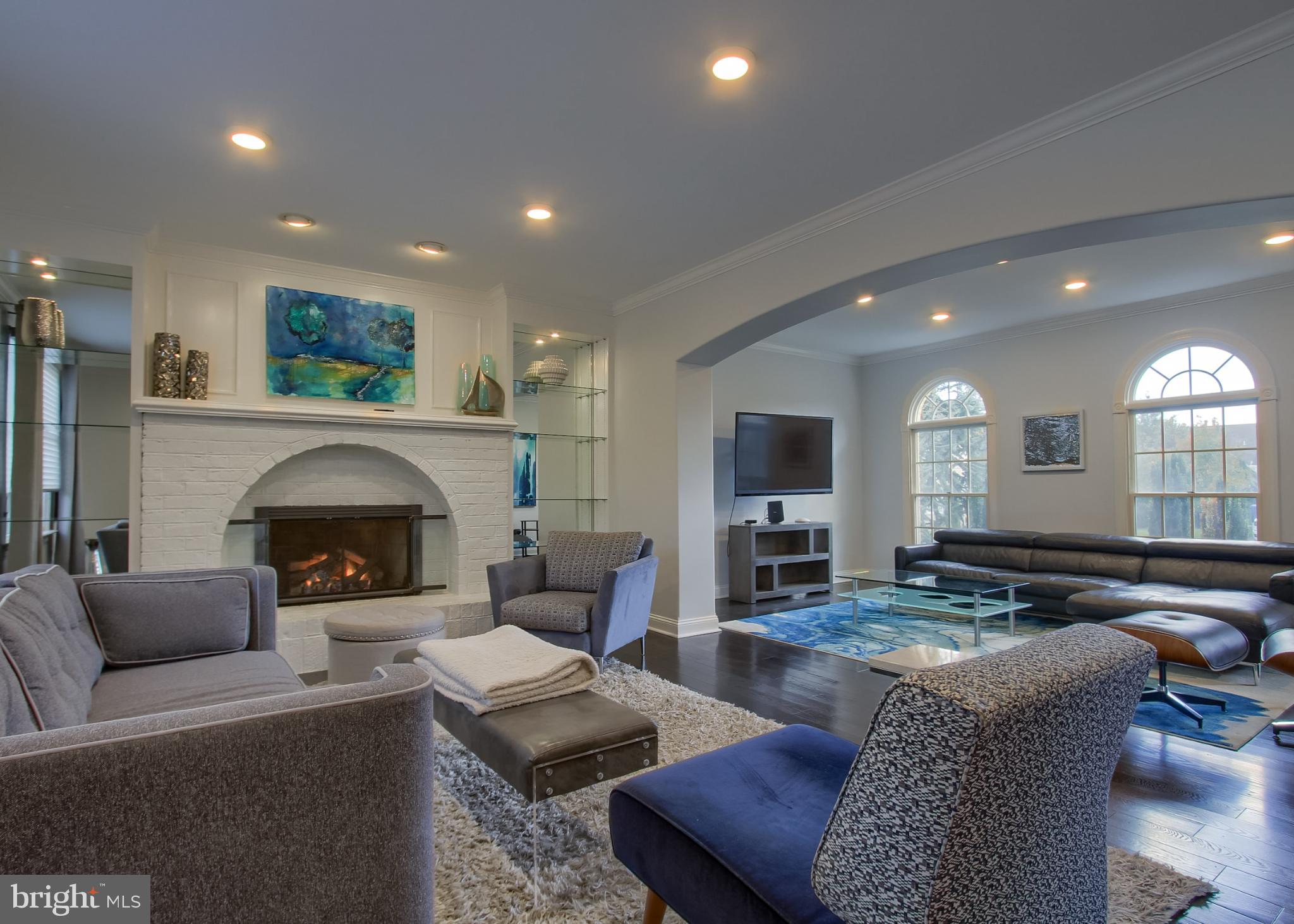 2302 Scarsborough Drive Harrisburg, PA 17112 - Photo 14 of 69 Elegant living space with cozy fireplace.