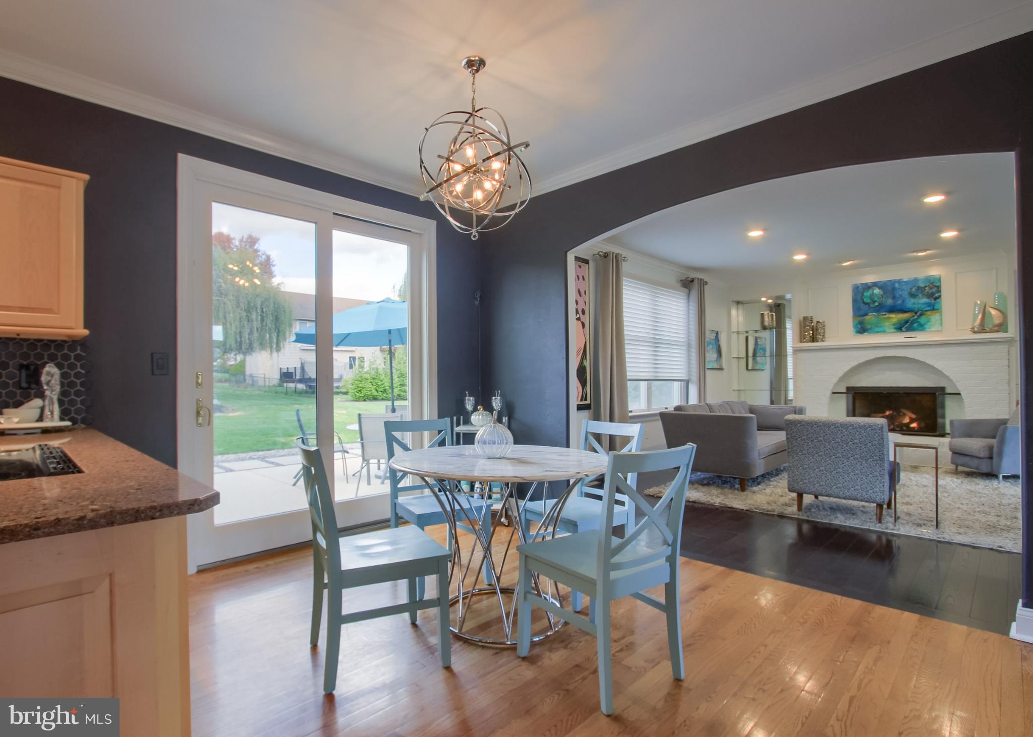 2302 Scarsborough Drive Harrisburg, PA 17112 - Photo 26 of 69 a view of a dining room with furniture wooden floor and chandelier