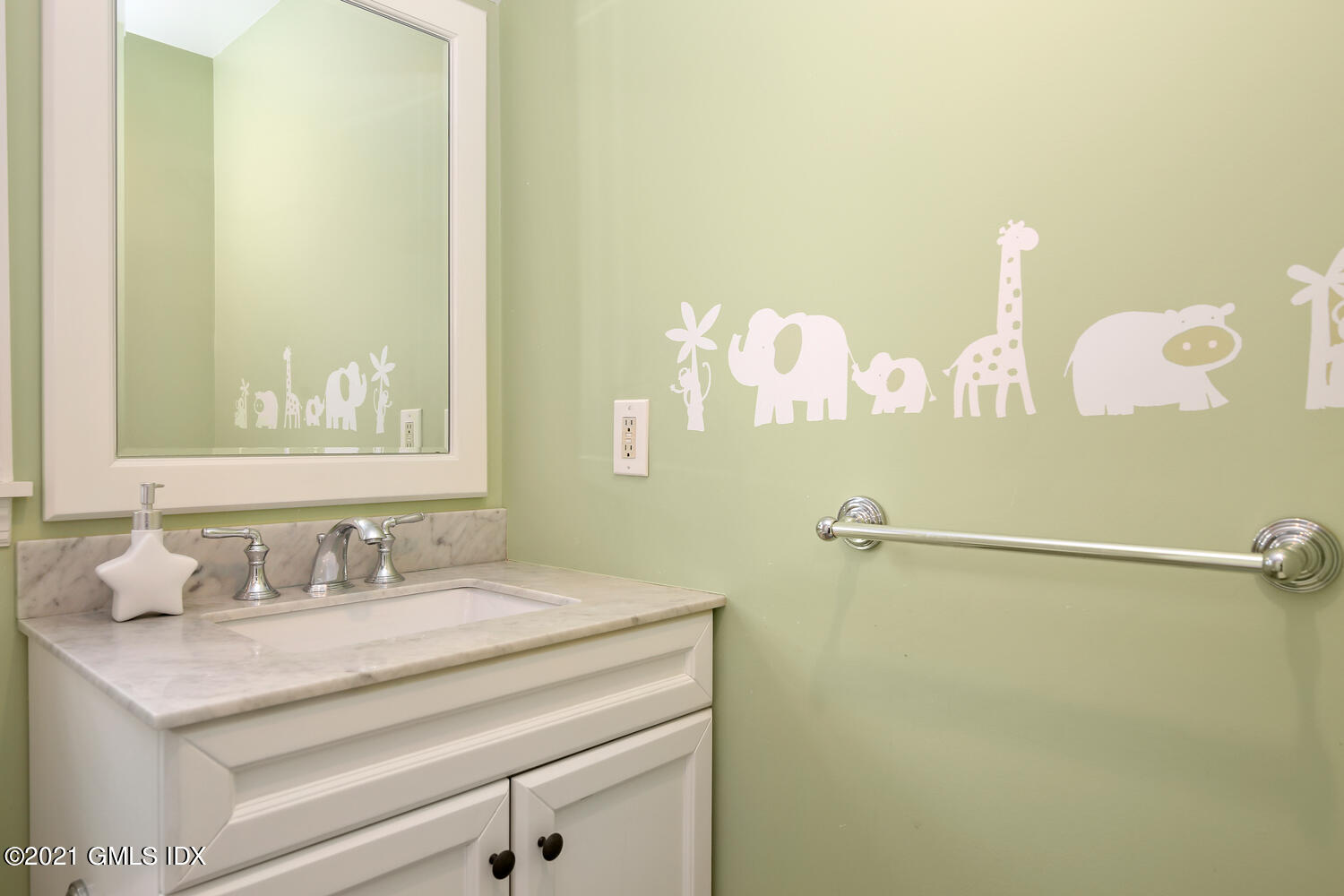 65 Summit Road Riverside, CT 06878 - Photo 14 of 20 a bathroom with a sink and mirror