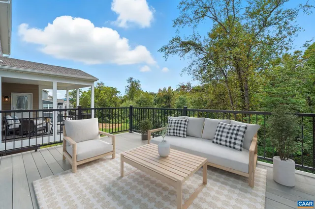 a view of a couches in the roof deck