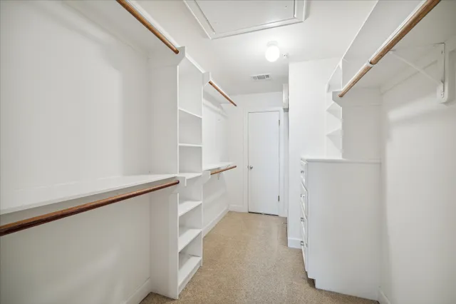 a view of hallway with stairs