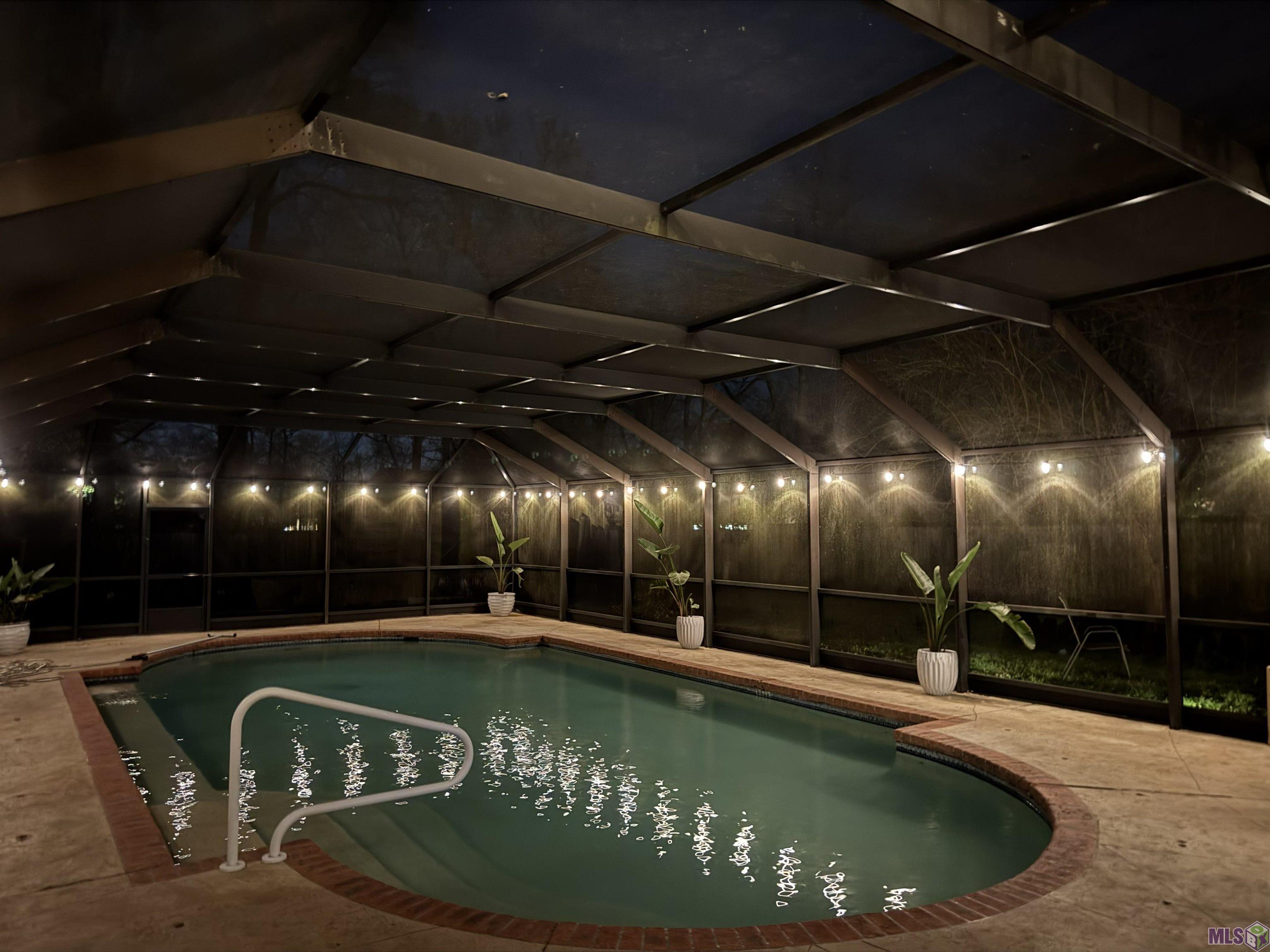5743 Belle Grove Avenue Baton Rouge, LA 70820 - Photo 26 of 39 Pool Nightime Lights