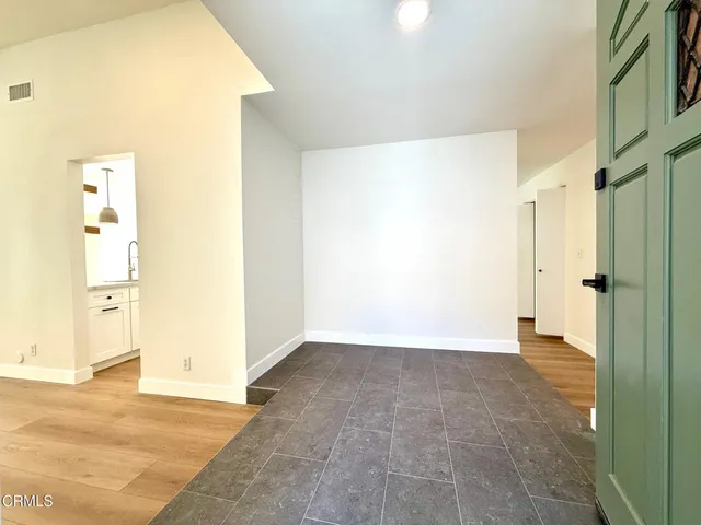 a view of an empty room