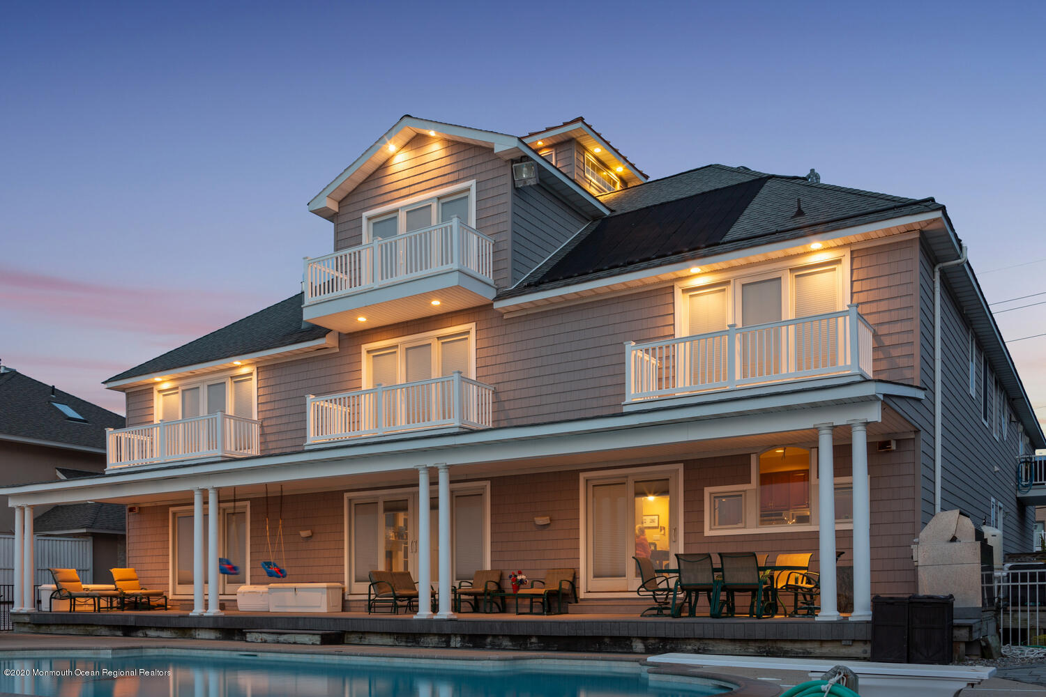 369 Highway 35 Mantoloking, NJ 08738 - Photo 29 of 36 Extensive exterior lighting