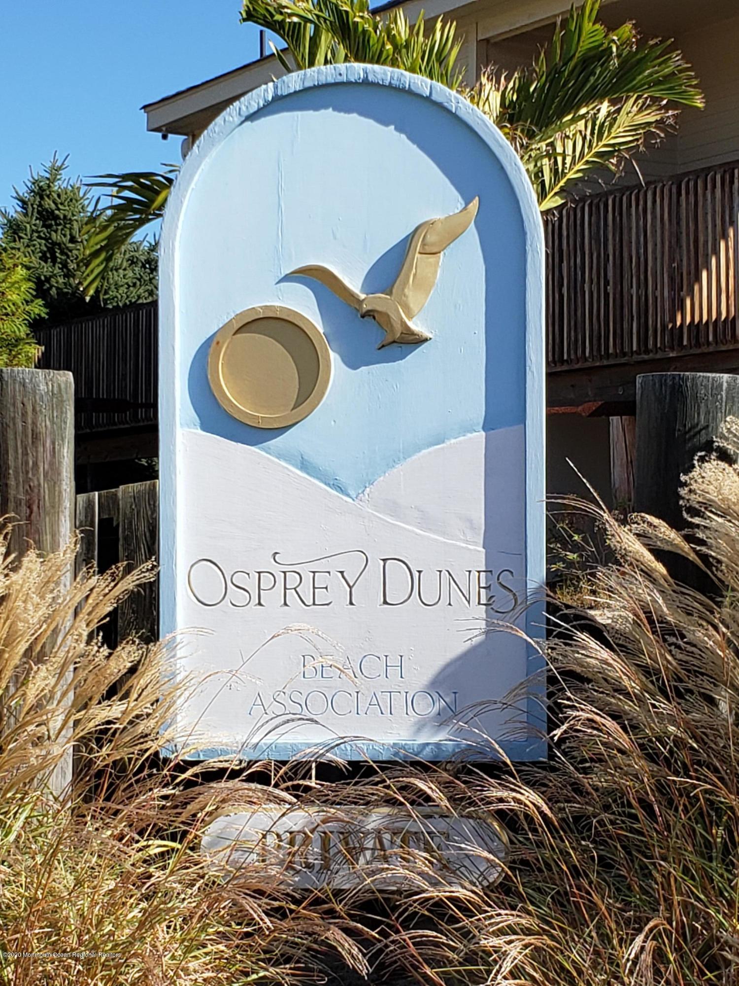 369 Highway 35 Mantoloking, NJ 08738 - Photo 33 of 36 Osprey Dunes Beach sign