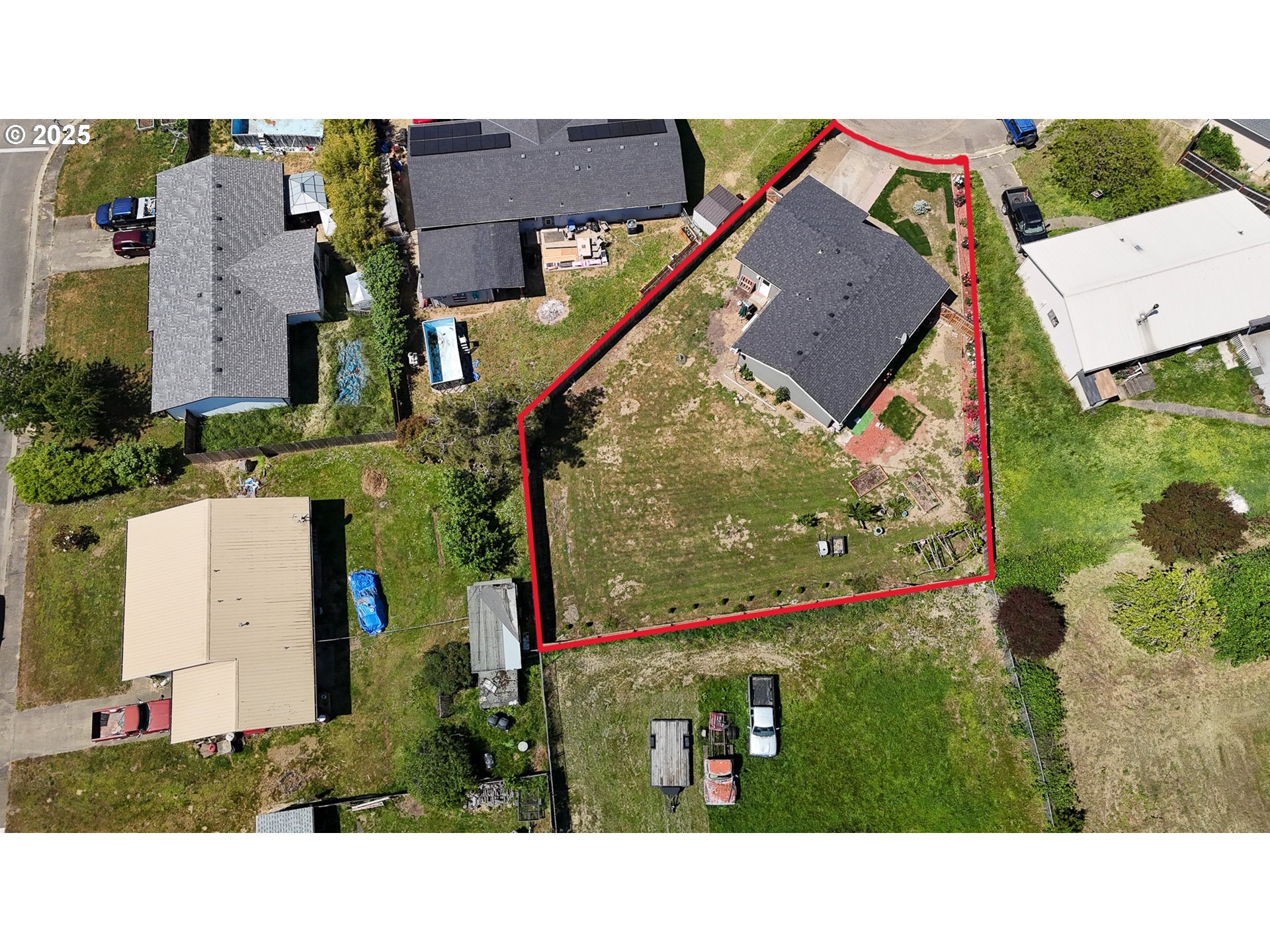 715 Penny Lane Riddle, OR 97469 - Photo 15 of 32 an aerial view of a house