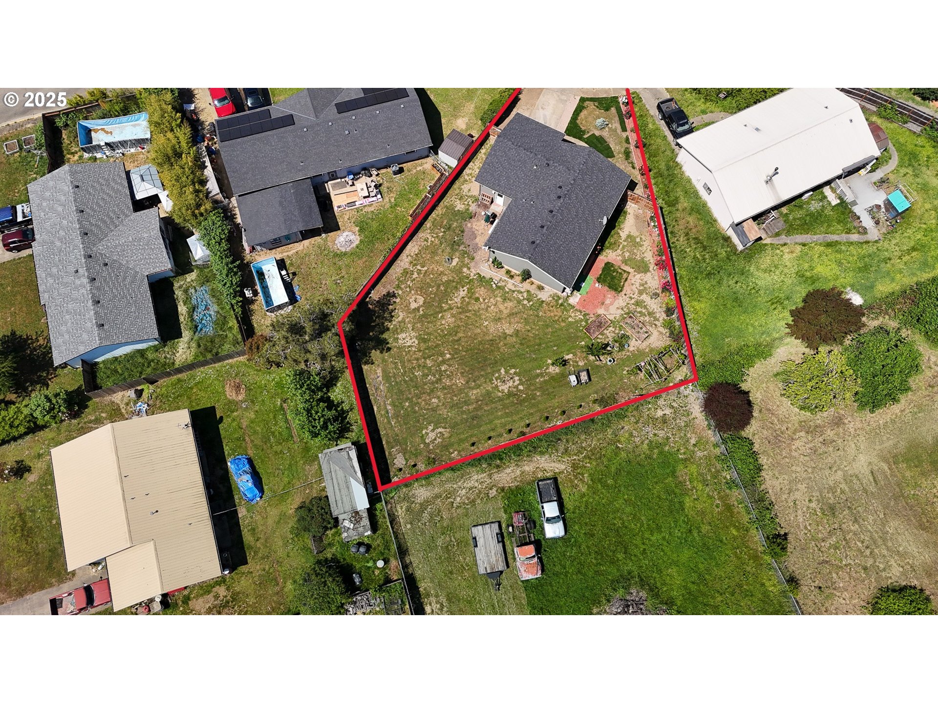 715 Penny Lane Riddle, OR 97469 - Photo 16 of 32 an aerial view of a house