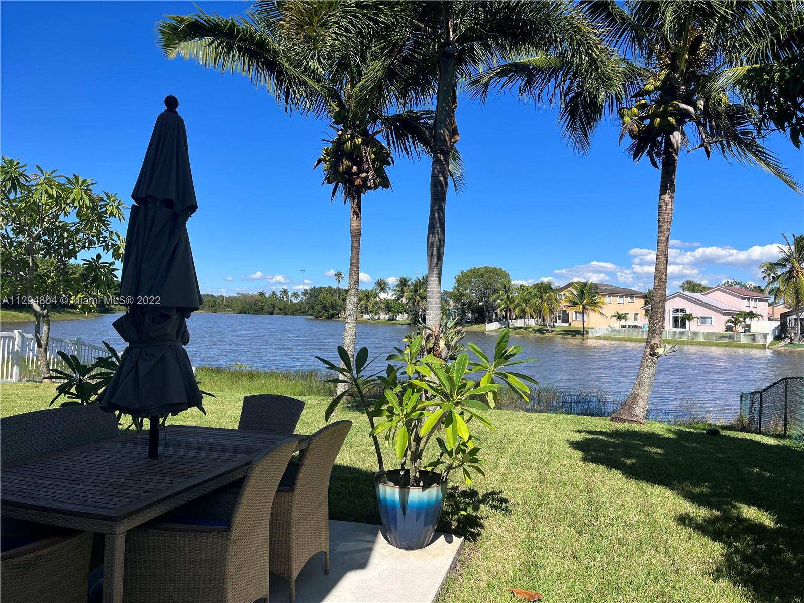 18249 Southwest 3rd Street Pembroke Pines, FL 33029 - Photo 21 of 40 a view of a house with a swimming pool and sitting area