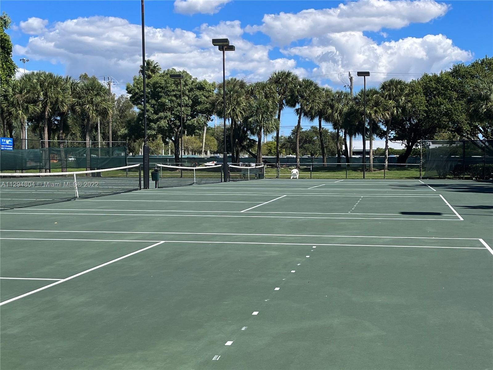 18249 Southwest 3rd Street Pembroke Pines, FL 33029 - Photo 31 of 40 a view of a tennis court