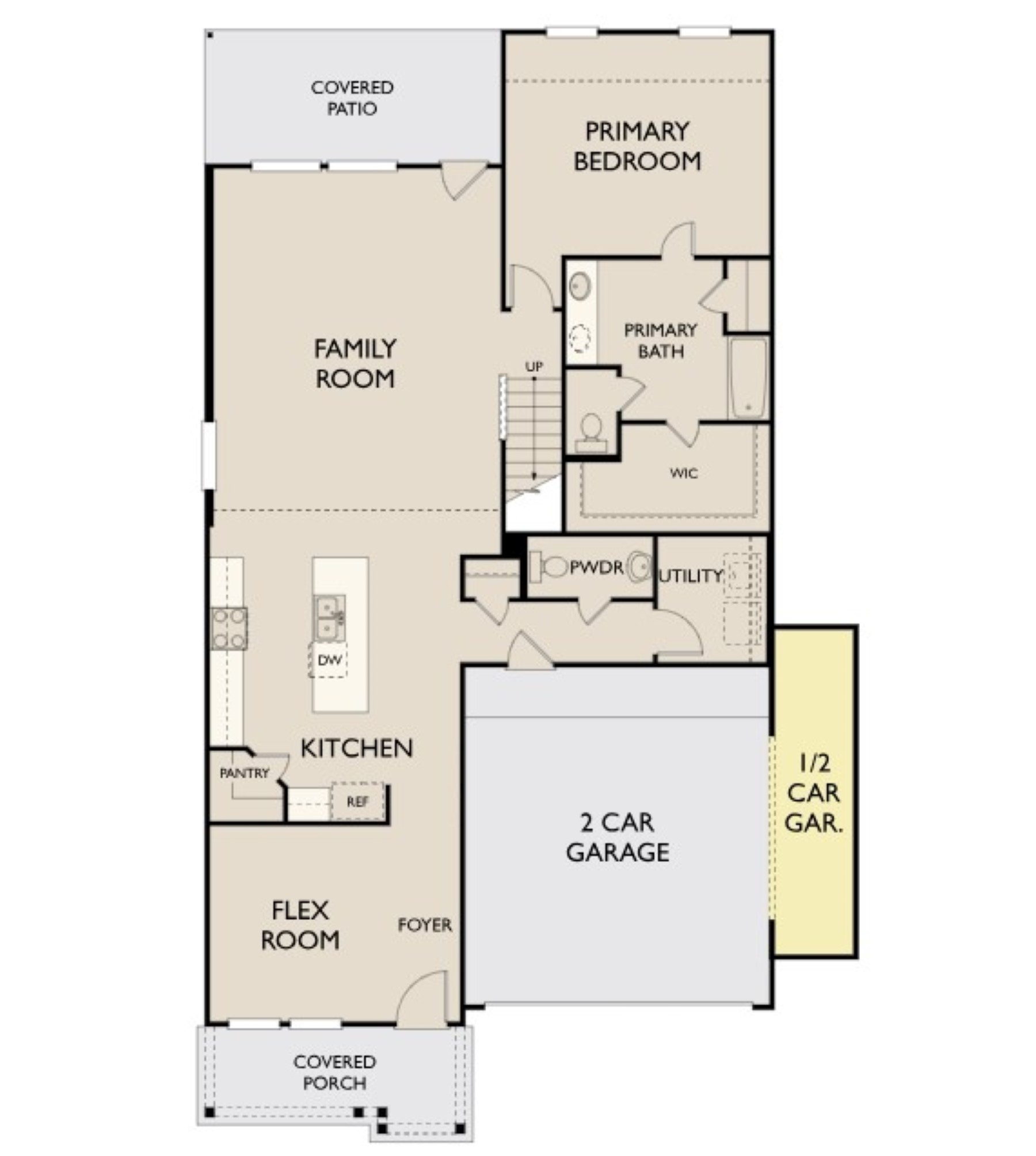 2018 Indigo Rdg Drive Crosby, TX 77532 - Photo 34 of 35 Jackson Floorplan 1st Floor